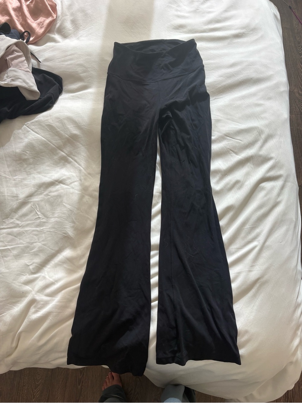 lululemon athletica Black High-Rise Flared Yoga Pants